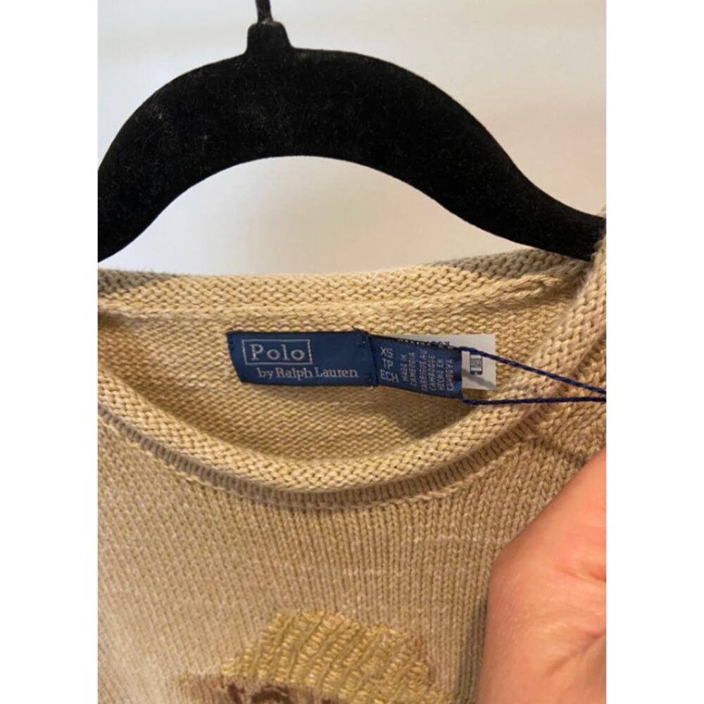 Polo Ralph Lauren Polo Bear Rollneck Jumper Sweater size XS - Picture 4 of 8